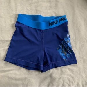 Blue Nike Spandex